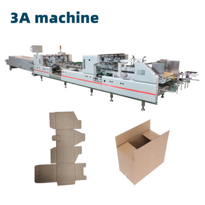 CQT-1300 Automatic Corrugated Box Pasting Machine for 4 6 Corner Folding and Gluing