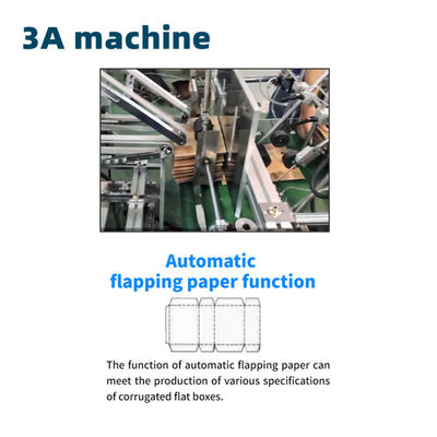 CQT-1300 Automatic Corrugated Box Pasting Machine for 4 6 Corner Folding and Gluing
