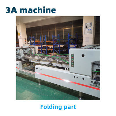 CQT-1300 Automatic Corrugated Box Pasting Machine for 4 6 Corner Folding and Gluing