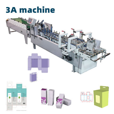 Net weight 1300kg CQT-650 folder gluer side glue box straight line box high speed glue