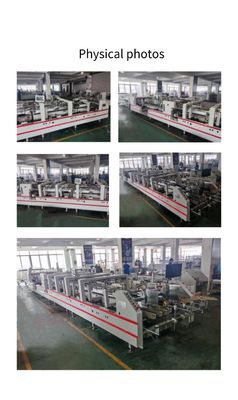 Cardboard Paper 200g-650g 6 Corners Folder Gluer Machine for 4 Corner Box Folding