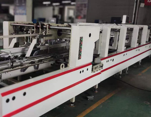 Cardboard Paper 200g-650g 6 Corners Folder Gluer Machine for 4 Corner Box Folding