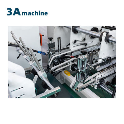 Advanced PLC Controlled Folder Gluing Machine for 4 Corner Box and 6 Corner Paper Box