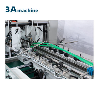 Advanced PLC Controlled Folder Gluing Machine for 4 Corner Box and 6 Corner Paper Box