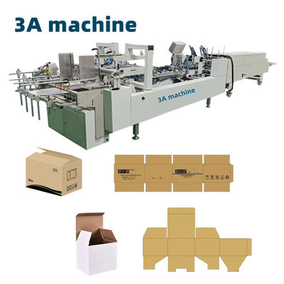 Net Weight About 1300kg CQT-800WK-2 Corrugated Carton Box Folding Machine Gluer Machine