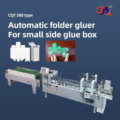 CQT-900type Automatic Folder Gluing Machine for Side Glue Straight Line Box Bottom Lock