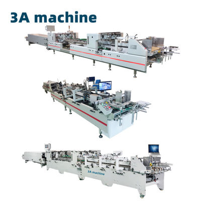 Paper Material Folder Gluer Machine for Corrugated Carton Cardboard Box Voltage 380V