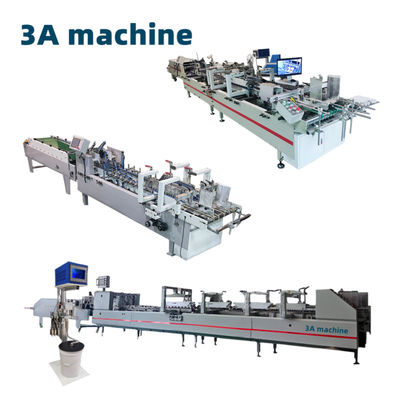 Machinery Hardware Automatic Folder Gluing Machine for Corrugated Carton Cardboard Box