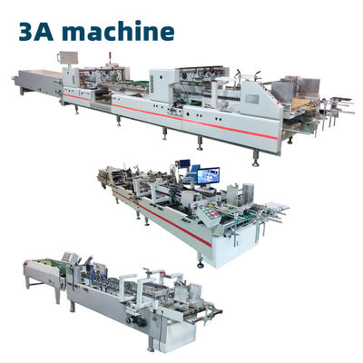Feeding Paper Automatic Folder Gluing Machine for Corrugated Carton Cardboard Box