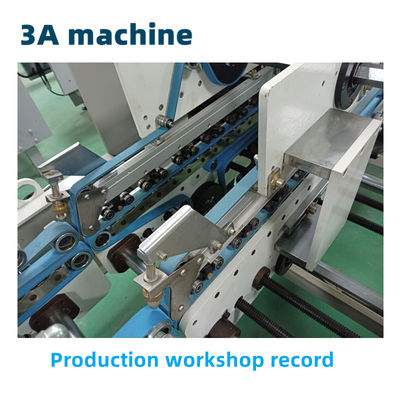 CQT-1300WK-2 cardboard gluing machine for small box featuring water soluble cold glue