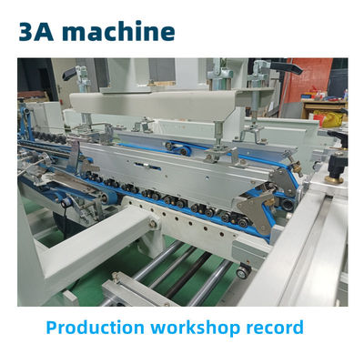 CQT-1300WK-2 cardboard gluing machine for small box featuring water soluble cold glue