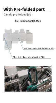 Advanced CQT-900 Folder Gluer Machine for Automatic Folding and Gluing of Cardboard