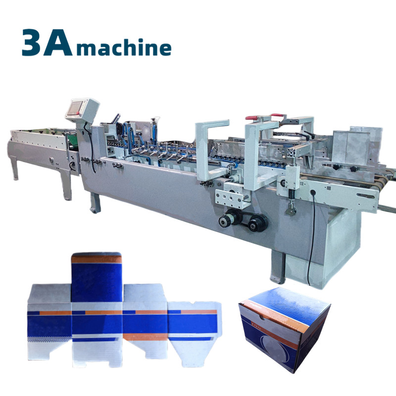 Automatic Folder Gluer Machine for Industrial Manufacturing Plant ...