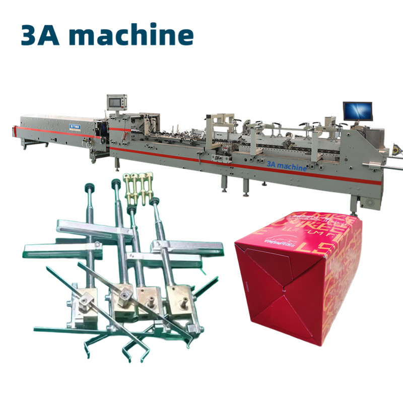 800mm Max Size Automatic Bottom Lock Folder and Gluer Machine for ...