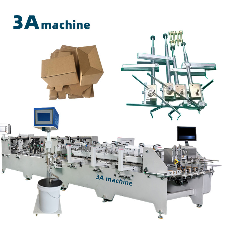 CQT*900YG-2 Bottom Lock Automatic Folder Gluer for Paperboard 250g-650g ...